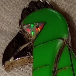 Sterling PJ Parrot Brooch/Pendant